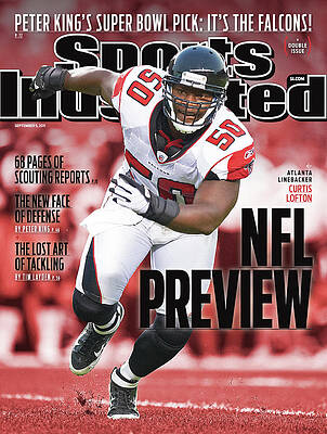 Curtis Lofton NFL Preview Cover Photograph