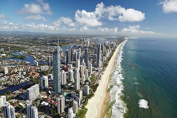 Paradise Wall Art featuring the digital art Australia, Queensland, Paradise Beach by Richard Taylor