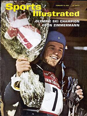 Champion Photograph - Austria Egon Zimmerman, 1964 Winter Olympics Sports Illustrated Cover by Sports Illustrated