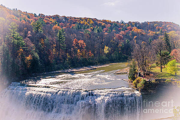Fall Photograph - Autumn At High Falls by William Norton