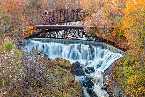 Fall Photograph - Autumn At Indian Leap by Veterans Aerial Media LLC