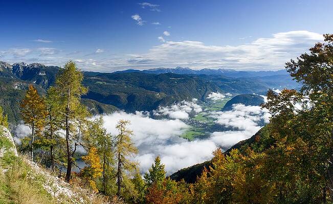 Landmark Photograph - Autumn View From Triglav by Robert Grac