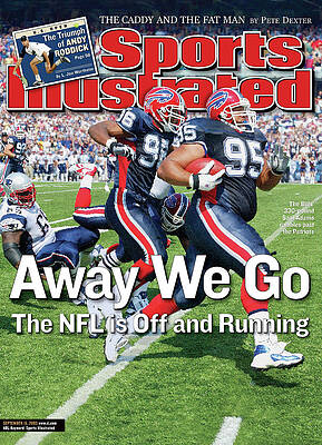 NFL Action on Sports Illustrated Cover Photograph