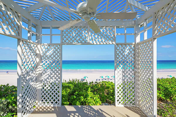 Caribbean Wall Art featuring the digital art Bahamas, Harbor Island, Caribbean Sea, Atlantic Ocean, Caribbean, Pink Sands Beach, The Dunmore Hotel by Pietro Canali
