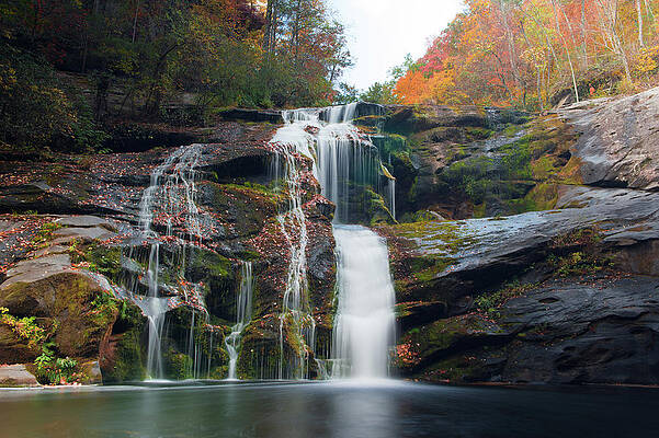 Wall Art featuring the photograph Bald River Falls Basin by Joe Leone