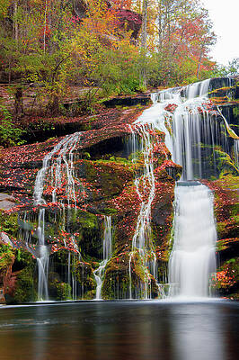 Wall Art featuring the photograph Bald River Falls by Joe Leone