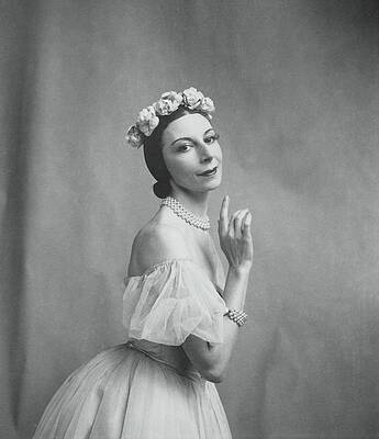 Wall Art featuring the photograph Ballerina Alicia Markova by Cecil Beaton