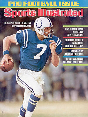 Bert Jones on Sports Illustrated Cover Photograph