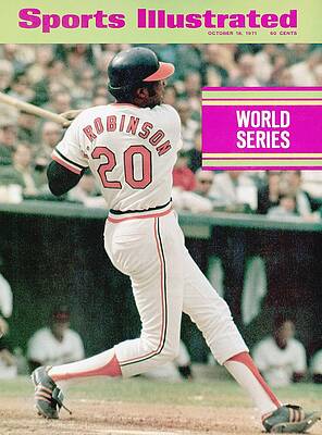 Frank Robinson's World Series Swing Photograph