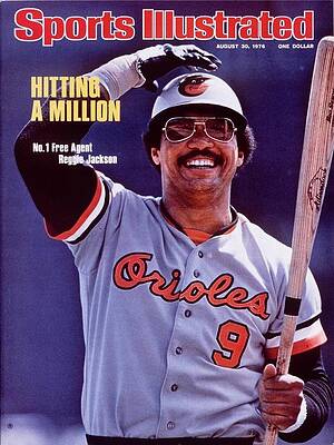 Reggie Jackson on Sports Illustrated Cover Photograph