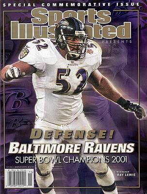 Ray Lewis on Sports Illustrated Cover Photograph