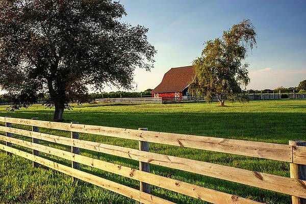 North America Wall Art featuring the digital art Barn House, North Fork, Long Is, Ny by Laura Zeid