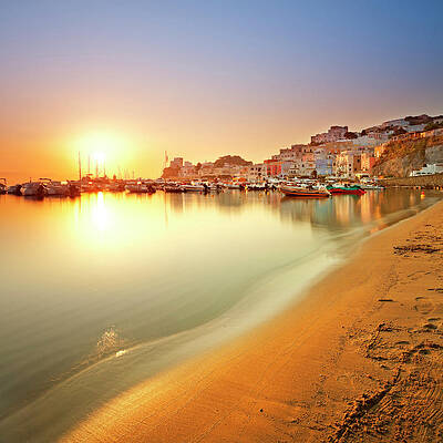 Beautiful Wall Art featuring the digital art Beach At Ponza, Italy by Pietro Canali