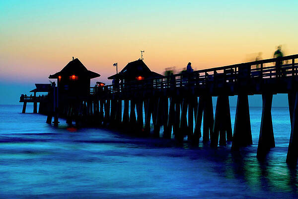 Florida Wall Art featuring the digital art Beach In Naples Florida by Claudia Uripos