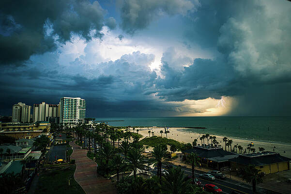 Wall Art featuring the photograph Beach Storm by Joe Leone