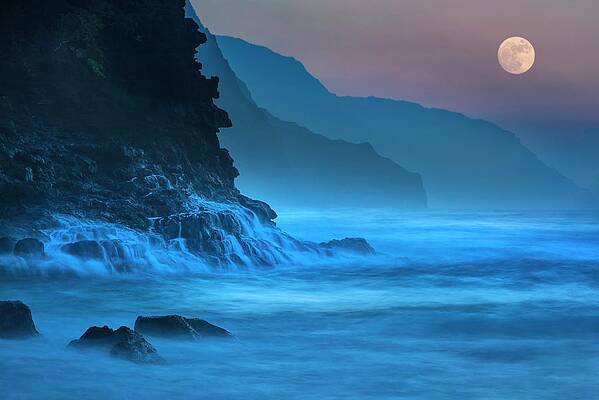 Sky Digital Art - Beach With Cliffs by Heeb Photos