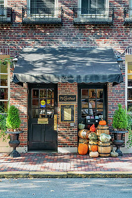 Boston Digital Art - Beacon Hill Restaurant, Boston, Ma by Laura Zeid