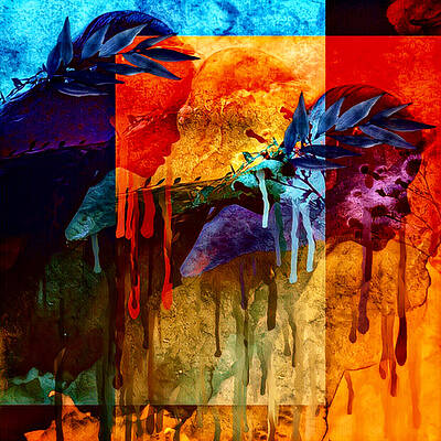 Abstract Digital Art - Bearer by Canessa Thomas