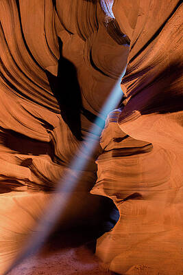 Wall Art featuring the photograph Beautiful Slot Light by Lloyd Gillies