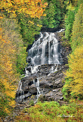 Fall Wall Art featuring the photograph Beaver Brook Falls 8221 by Dan Beauvais