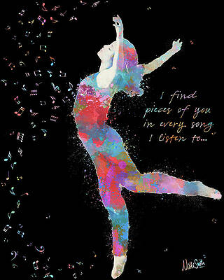 Colorful Abstract Dancer Digital Art