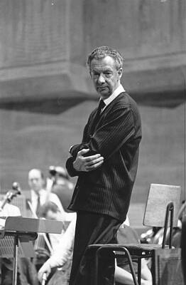 Wall Art featuring the photograph Benjamin Britten by R. Jones