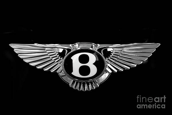 Transportation Wall Art featuring the photograph Bentley Motors Logo by Stefano Senise