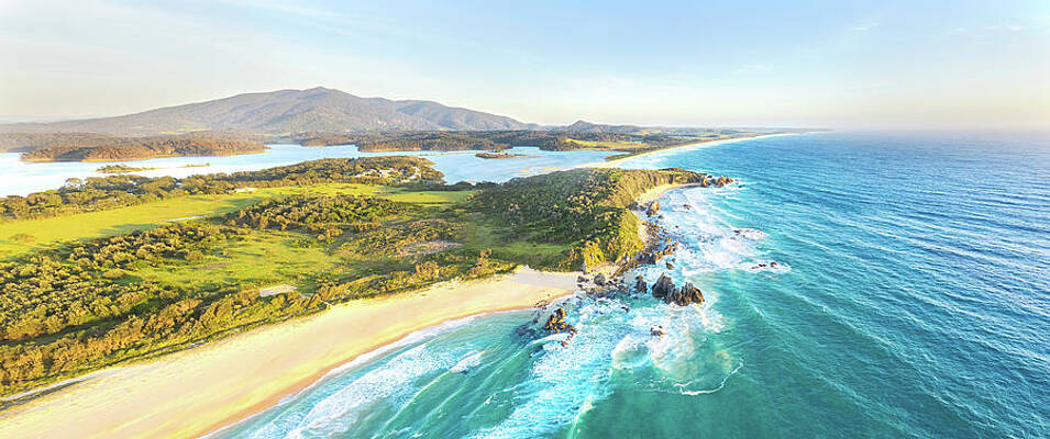 Wall Art featuring the photograph Bermagui Pano by Monamifoto