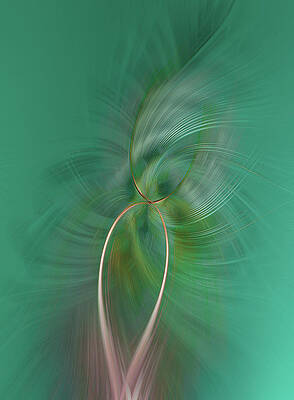 Abstract Photograph - Blowing Feathers by Jean Noren