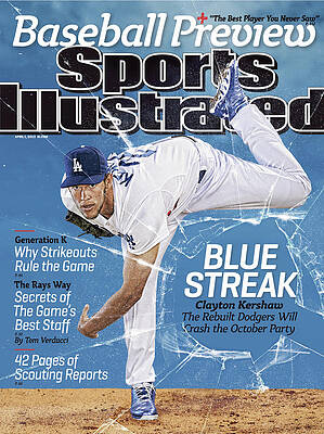 Clayton Kershaw Sports Illustrated Cover Wall Art