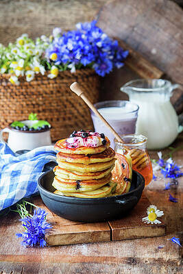 Blueberry Pancakes Print