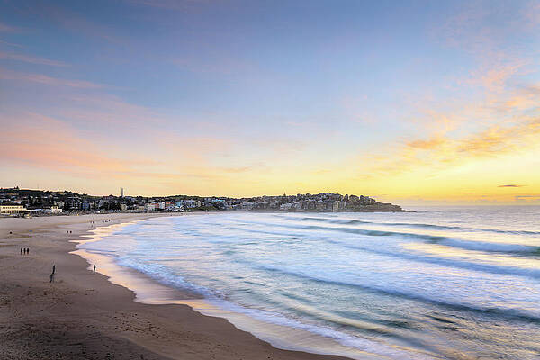 Wave Wall Art featuring the photograph Bondi Pastel Paints by Monamifoto