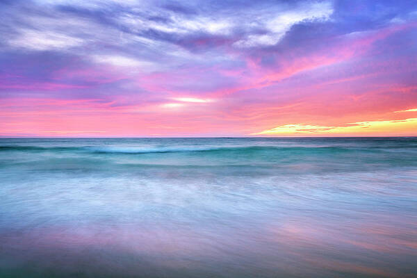 Wave Wall Art featuring the photograph Bondi - Pastel Waves by Monamifoto
