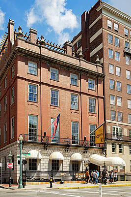 Boston Digital Art - Boston, Beacon Hill, Hampshire House, Cheers, Classic Bar. by Maria Consorti