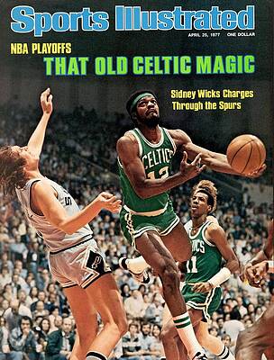 San Antonio Photograph - Boston Celtics Sidney Wicks, 1977 Nba Eastern Conference Sports Illustrated Cover by Sports Illustrated