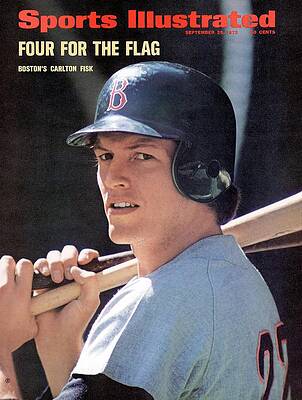 Carlton Fisk Sports Illustrated Cover Wall Art