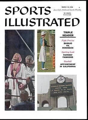 Nature Wall Art featuring the photograph Boxing Preview, Fariway Fashions, And California Baseball Sports Illustrated Cover by Sports Illustrated