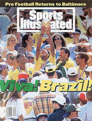 Brazil Celebrates World Cup Victory Photograph