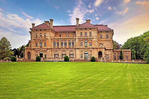 Destination Wall Art featuring the digital art Breakers Mansion, Newport, Ri by Claudia Uripos
