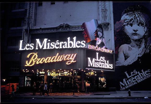 Les Misérables Broadway Theater Wall Art