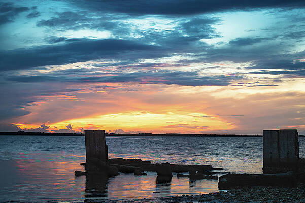 Sky Photograph - Broken Sunset by Joe Leone
