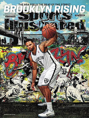 Brooklyn Nets Sports Magazine Cover Wall Art