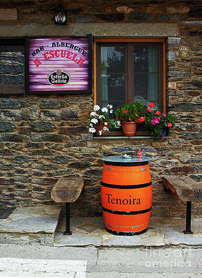 Wall Art featuring the photograph Camino Pilgrim's Repast by Rick Locke - Out of the Corner of My Eye