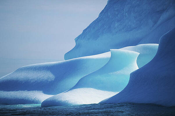 Serene Arctic Ice Formations Wall Art