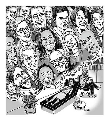 Political Figures in Therapy Drawing