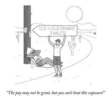 Relax Drawing - Can't Beat This Exposure by Lila Ash