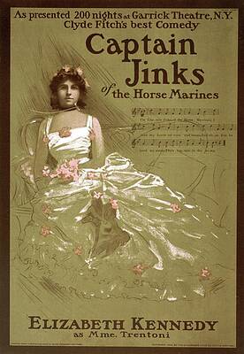Strobridge And Co Lith Painting - Captain Jinks Of The Horse Marines by Strobridge And Co. Lith.