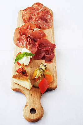 Empty Wall Art featuring the digital art Carcuterie Board by Lisa Linder
