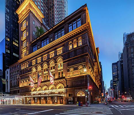 U S Wall Art featuring the digital art Carnegie Hall, Midtown, Nyc by Claudia Uripos