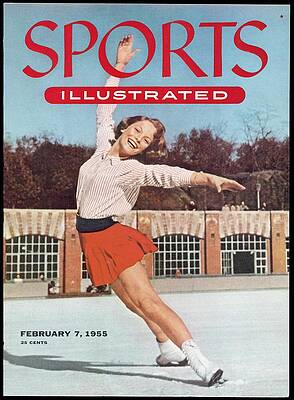 Figure Skater on Ice Cover Wall Art